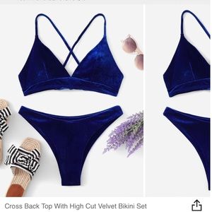 Velvet Bikini by Shein